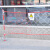 HUATAI 电力安全围栏不锈钢伞式支架围栏支架施工隔离栏护栏围网围旗警示带防护围栏 不锈钢支架