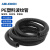ABLEMEN PE塑料防水波纹管 国标PE电线电缆护线管 开口黑色内径23mm/50米一卷