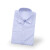 中神盾 DV-128  女式短袖衬衫修身韩版职业商务白领条纹衬衣 白底蓝竖条(1-9件价格)38码（XL）