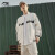 李宁新款春季男女款卫衣美式复古开衫休闲棒球服 乳白色(545款)-1 XL