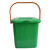 简厚 手提垃圾桶带盖小方桶厨房客厅学校办公室垃圾分类垃圾桶塑料桶密封【带盖方桶款】长250*宽265*高260mm