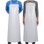 海斯迪克 HKQS-28 白色围裙 PVC防水围裙 防油耐用加厚围裙 厨师大巾饭单 加厚版120*90cm