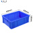 添亦 塑料周转箱工具零件盒储物收纳整理箱 蓝色440*330*140  