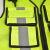 百金顿 交通警示反光马甲 多功能网格透气背心 道路交通执勤巡逻安全防护衣 荧光绿