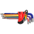 易尔拓（YATO）彩虹系列平头内六角扳手组套S2钢内六角套装 9件套1.510MM YT05631