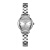 聚利时2024年新款女士手表 时尚复古精致小巧石英防水钢带OL女表JA-1412 A银色