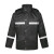 稳斯坦 分体式值勤反光雨衣雨裤 3XL/185黑色套装 保安值勤城管站岗骑行雨披1157 WF008