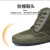 搏峰（BOFENG）高帮解放鞋 GZX2 防滑透气劳保鞋胶鞋 绿色 44码