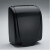 汉顿QE拨杆插座面板北欧风复古黑色工装个性创意86插座 黑色防溅盒 