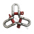 ONEVAN卸扣U型高强度D形环美式模锻扣吊钩起重国标吊装索具 6.5吨