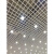 铝铁格栅集成吊顶装饰材料自装格子葡萄架天花板木纹塑料黑白网格 加厚铁黑高3.5厘米15*15/支 含