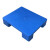 希万辉 平面高脚塑料垫仓库防潮四面拼接垫仓板塑料板 平板四脚（2个装） 600×400×120mm