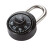 玛斯特（Master Lock）转盘式小号密码锁健身房柜门密码挂锁1533MCND黑色 美国专业锁具品牌