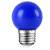 星期十 彩色灯泡led灯螺口小球泡 E27LED蓝色球泡5W定制