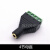 免焊3.5MM镀金双声道音频耳机插头立体声转接头免焊接线端子绿色 4节母座