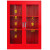 立采消防柜微型消防柜消防站安全器材箱工具放置展示消防器材储放柜灭火箱 3人配置1.2米X0.9米X0.4米 1套价
