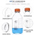 蜀牛玻璃棕色透明蓝盖试剂瓶10025050010002000mlGL45高硼硅 高硼硅透明500ml