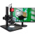蔚蓝VEINLAN专业视频高清高倍三维电子显微镜4K测量CCD放大镜套餐十(SW0745-500G)含21.5寸显示屏