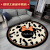 圆形地毯电脑椅垫子卧室客厅可爱卡通粉色潮牌床边毯沙发耐脏地毯 XQX-604 直径:80厘米[环保无味]