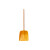苏识    黄色塑料锨带钢片加固加长木柄   橙色加片塑料铲+1.2米长好炳