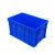 周转箱塑料收纳箱加高加厚零件盒物料盒塑料盒工具盒物流箱 加高5#蓝345*270*195