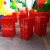 定制红色塑料周转箱长方形大号带盖收纳箱加厚工业储物盒不良品箱 55*41*23cm 红色无盖