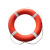 鸣固 救生圈 全塑成人救生圈 救生浮圈 救生设备 红白普通款 1个 救生圈