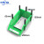 组合式零件盒塑料盒子螺丝盒五金配件收纳盒物料盒货架斜口工具盒 绿色P-0绿155-107-74