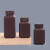 实验室器皿塑料瓶小口方瓶pe密封塑料方瓶化学分装试剂瓶样品香精小包装瓶棕色30ml-500ml毫升 250ml-小口方瓶