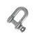京棣工品 卸扣 吊环 u型美标重型美式u形扣起重吊装工具 d型锁扣卡扣 单位：个 0.5吨 