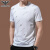 AEXP阿玛ea7xp尼旗下夏季薄款冰丝男士短袖t恤圆领印花潮流半袖体恤上 318 165