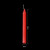 阿力牛 AYJ67 无烟实验用蜡烛 应急照明蜡烛 直杆蜡圆柱蜡烛 十支装红色 2*20cm