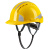 安达通反光安全头盔 建筑工程领导五道筋电工劳保国标透气加厚防护头盔 五筋红色 
