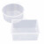 圆形塑料水槽方形实验试剂瓶托盘加厚大号容器透明塑料水盆试验盒 水槽【圆形】直径25*10cm