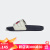 阿迪达斯 （adidas）三叶草拖鞋男女鞋夏季户外沙滩鞋透气休闲一字拖情侣凉鞋 HQ3654 39