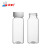 化科 精选 玻璃样品瓶透明螺口试剂瓶 内垫密封瓶子 20ml: φ14.5*φ28*55 50只/盒