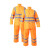 博迪嘉 CN032新款雨衣套装反光透气防寒工作服荧光橙色S码1套 出口专供
