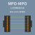 广昌兴（G.C.X）电信级 万兆多模 光纤跳线 MPO-MPO 12芯 OM3 25米 低烟无卤母头支持40/100g光模块收发器