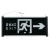 赫思迪格 应急灯 LED消防 疏散指示牌 双头充电 安全出口 壁挂灯 消防安检灯（单面双向） HGJ-1566