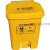 泰禧阁 垃圾桶脚踏桶带盖分类污物桶黄色加厚塑料桌面利器盒医院用 20L灰色脚踏桶