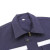 共泰 TD005C 夏季长袖工作服 带反光条 建筑工厂汽修工装 藏蓝色上衣 170/L码