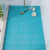 金诗洛 浴室防滑垫拼接脚垫 自由拼接 蓝色 洗澡间防水隔水垫 KT-465