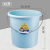 水桶塑料桶加厚手提学生储水洗澡洗衣装水桶厕所大号 加大号蓝色35L高强力桶