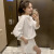 CMQ香港潮牌白色休闲运动套装女夏季宽松显瘦时尚减龄网红洋气炸街卫衣短裤潮 图色两件套 S