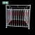 夜莺 一级二级配电箱防护棚施工工地防护罩金属栅栏临时电箱防护棚 白色配红色 外凸款2米宽2米长2.5米高