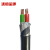 沈缆金环 ZR-VV22-0.6/1KV-2*10mm² 国标阻燃铜芯钢带铠装电力电缆 1米