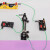 定制适用初中物理电学实验器材电路滑动变阻器电流表电压表灯座开关定值 实验室大号电表套装(不带盒子)
