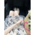 VMADE HK2024新款新中式国风晕染小飞袖连衣裙女盘扣上衣娃娃裙 图片色 M