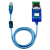 宇泰 USB转485/422串口线工业级串口RS485转USB通讯转换器UT-850N