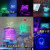 图姆斯rog电竞氛围灯PS4灯apex游戏手柄七彩电脑桌面机箱RGB摆件装饰嗬 柠檬黄 黑色底座七彩触摸